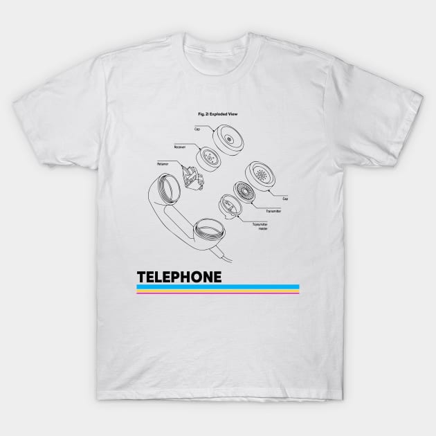 Design of Retro Phone T-Shirt by ForEngineer